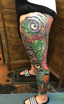  Japanese sleeve Cover_Up tattoo by Brandon Notch 