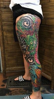 Japanese sleeve tattoo by Brandon Notch 