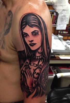  Sleeve in-progress. Tattooing by Brandon Notch 