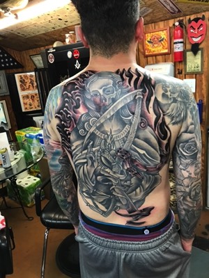  Grim reaper tattoo by Brandon Notch 