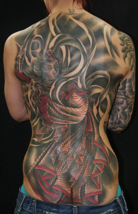  Japanese backpiece tattoo 