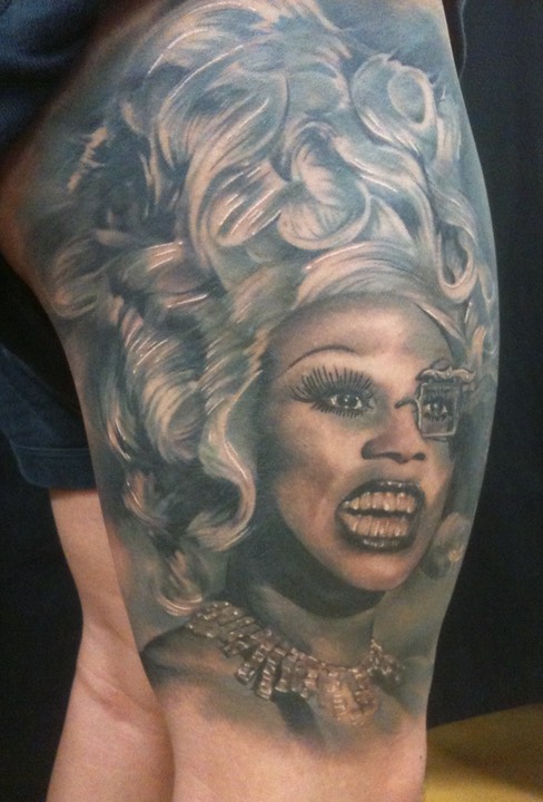  RuPaul drag queen Tattoo 