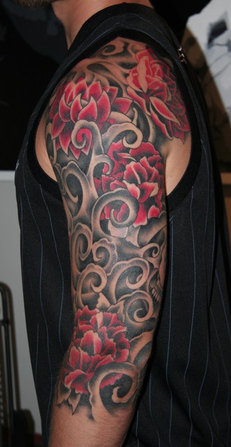  Japanese water sleeve by Brandon Notch 