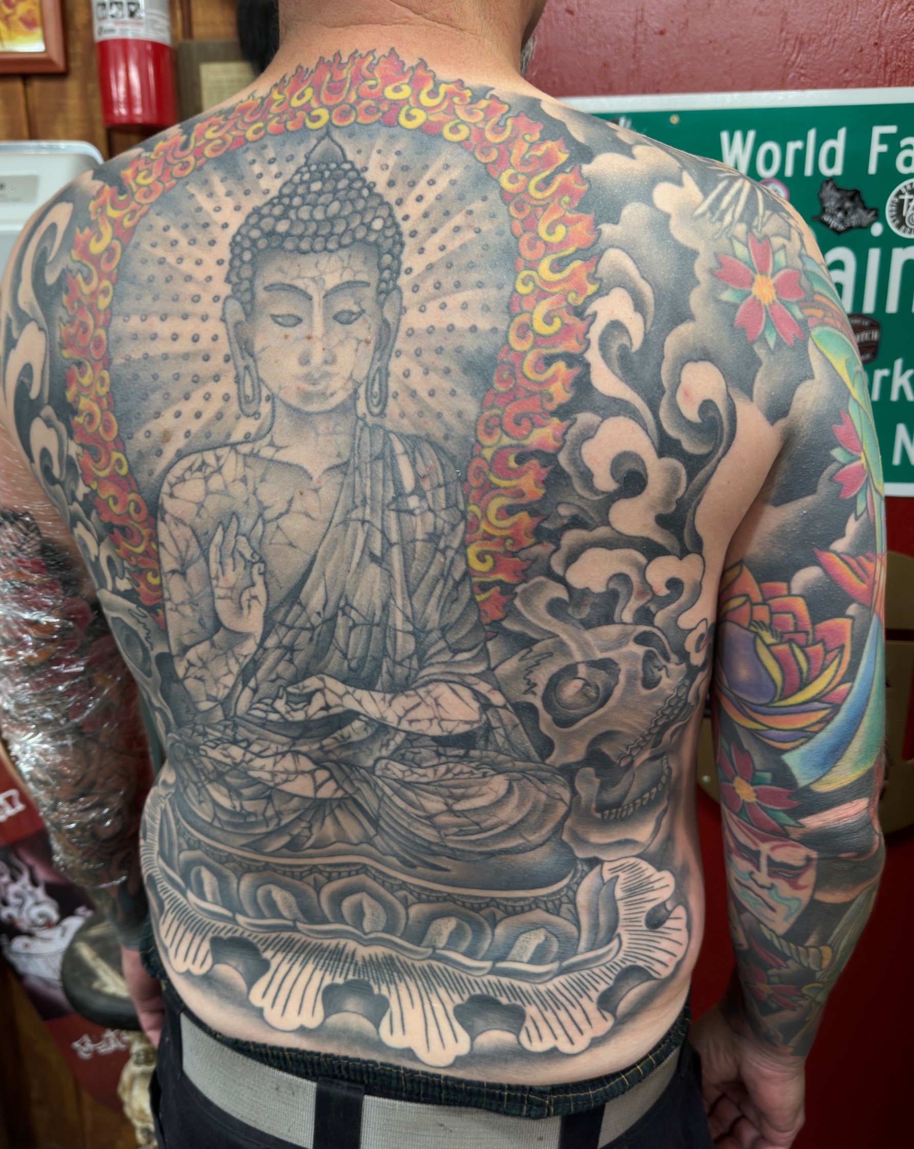  Buddha tattoo by Brandon Notch 
