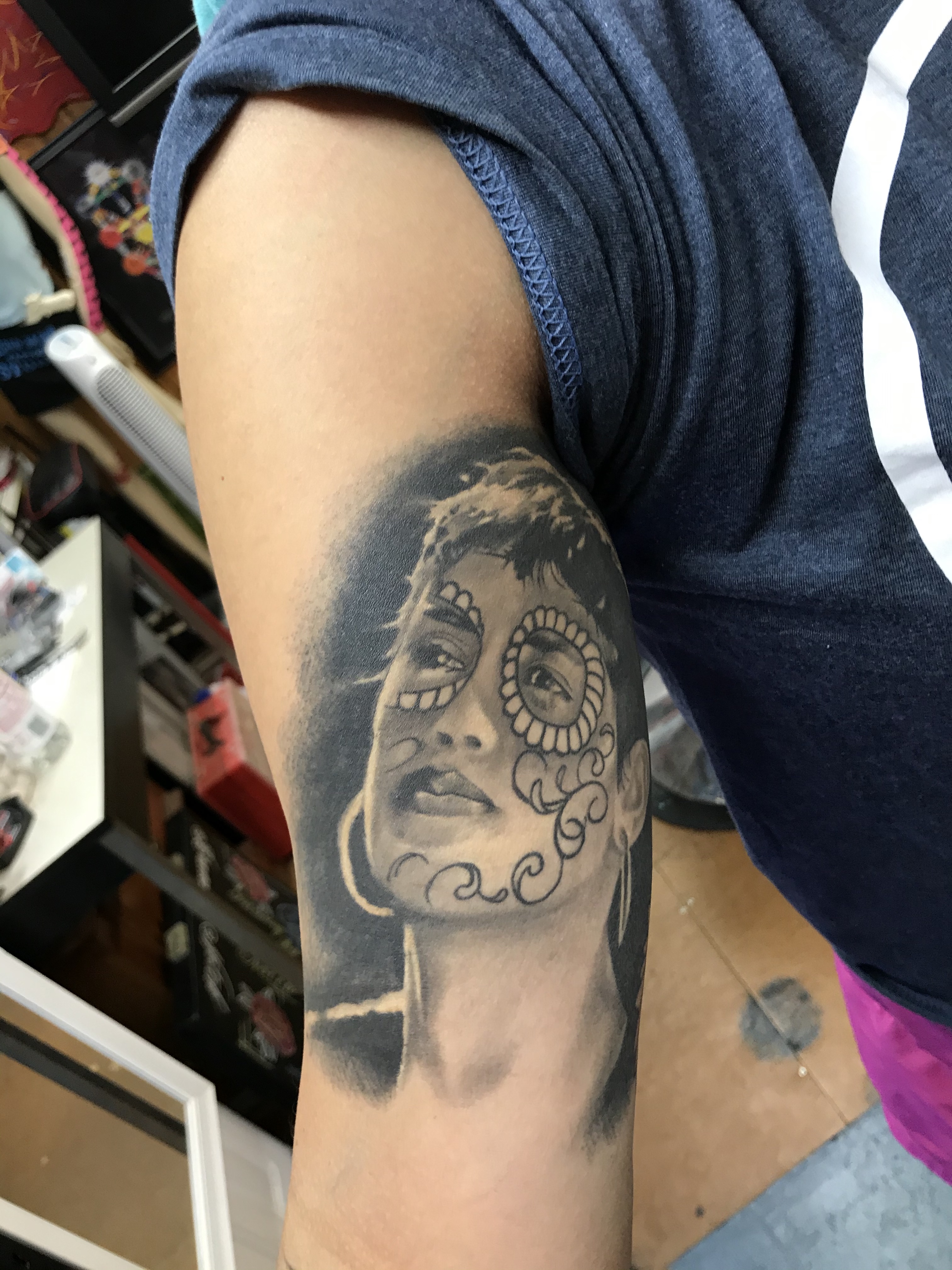  Day of the dead portrait by Brandon Notch 