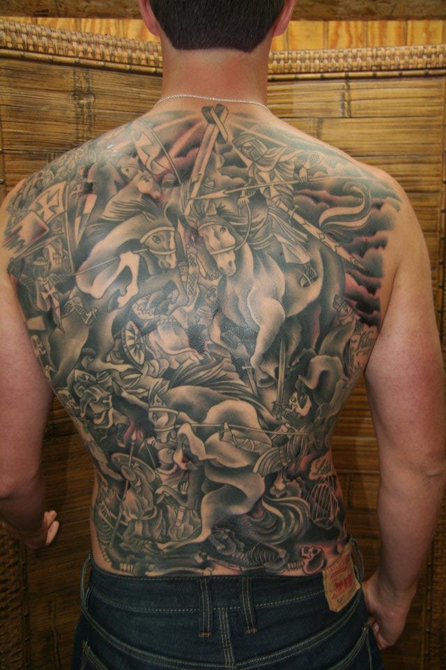  Knights Templar back piece by Brandon Notch 