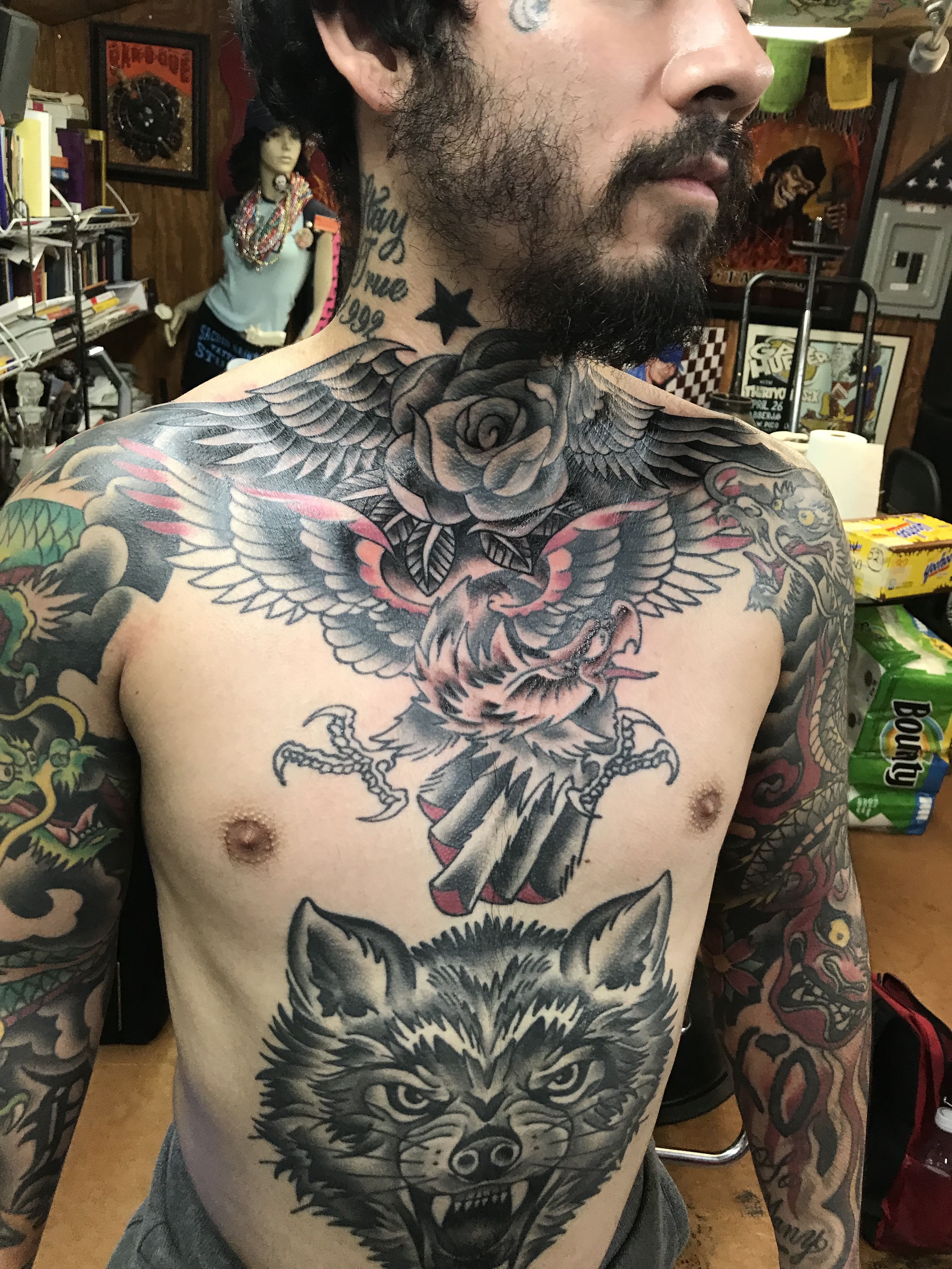  Traditional tattoos by Brandon Notch 