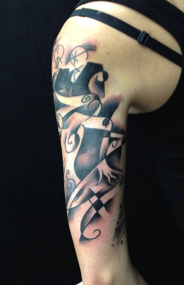  Trash Polka sleeve by Brandon Notch 