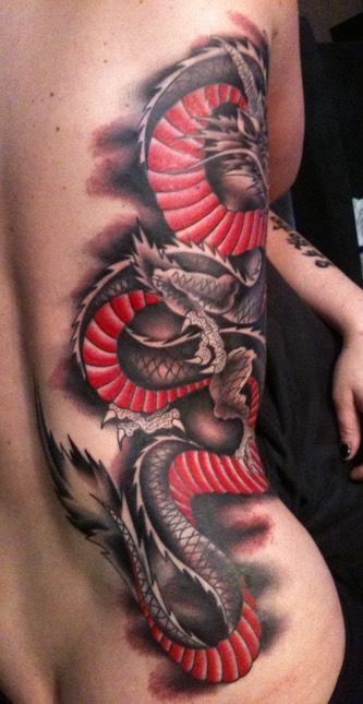  Japanese dragon tattoo by Brandon Garic Notch 