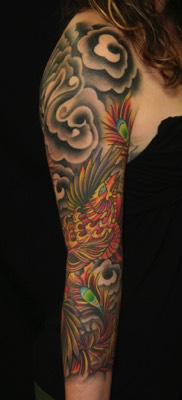  Japanese phoenix tattoo sleeve 