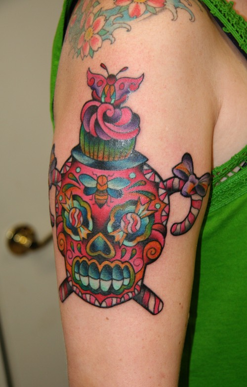  Sugar skull tattoo 
