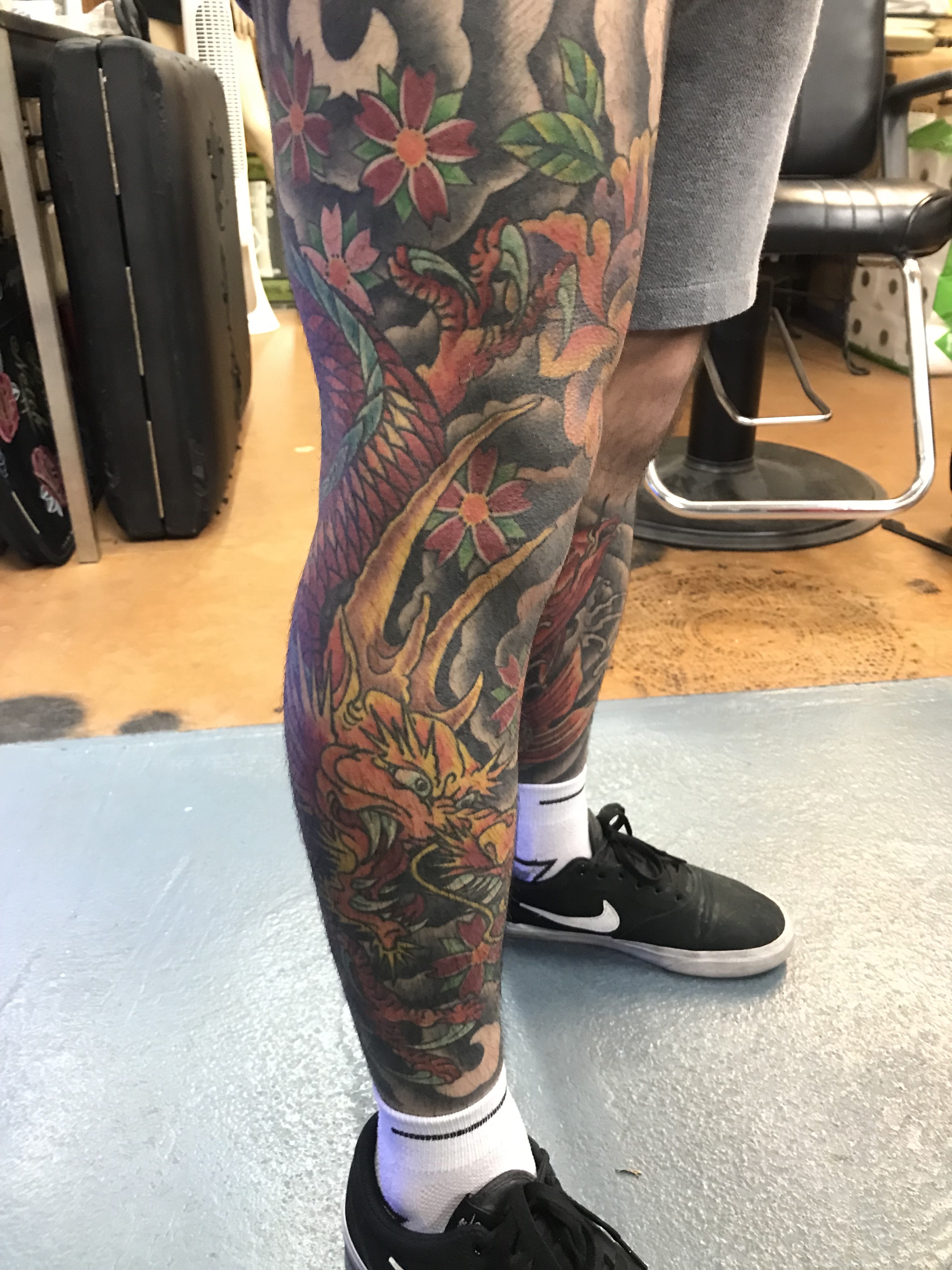  Japanese dragon sleeve by Brandon Notch 