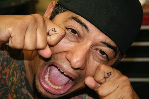  Teardrop tattoos by Brandon Notch 