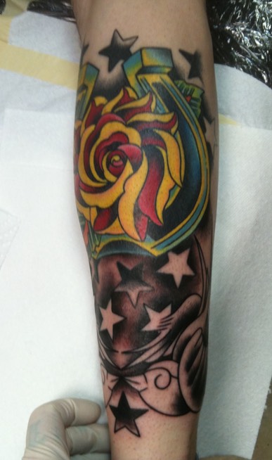  Traditional American Tattoo by Brandon Notch 