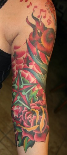  Nautical star tattoo 