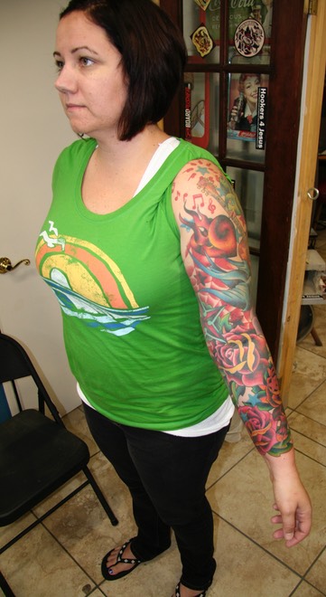  American traditional tattooing by Brandon Notch 