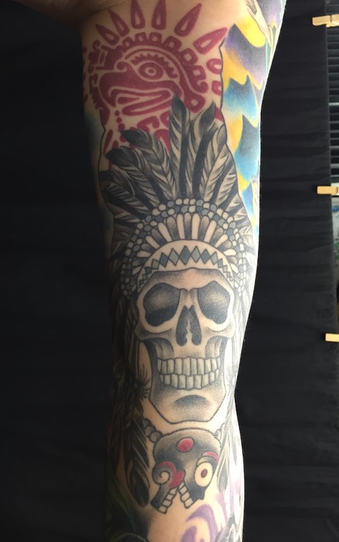  Mayan inspired tattoo 