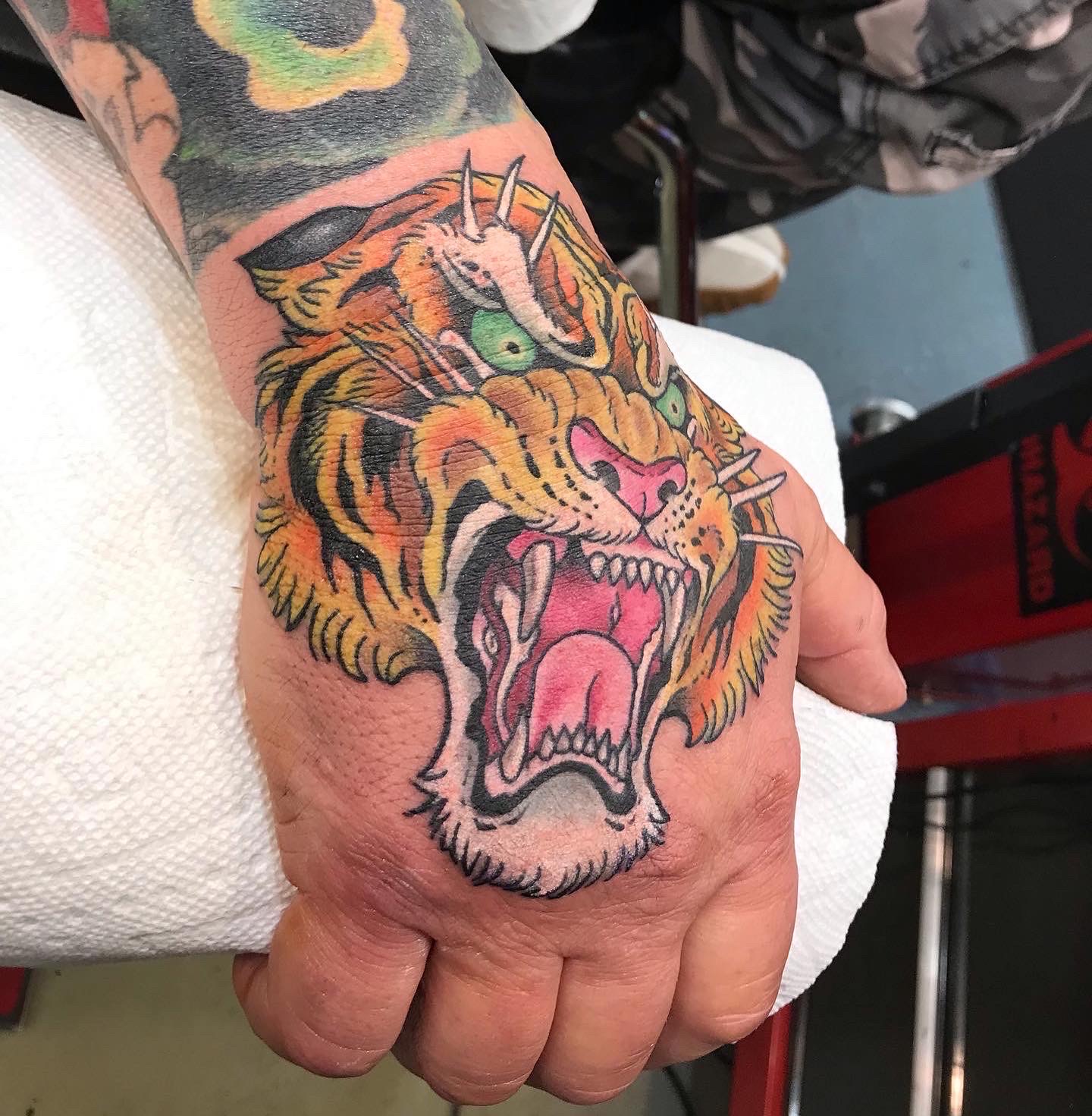  Tiger tattoo by Brandon Notch 