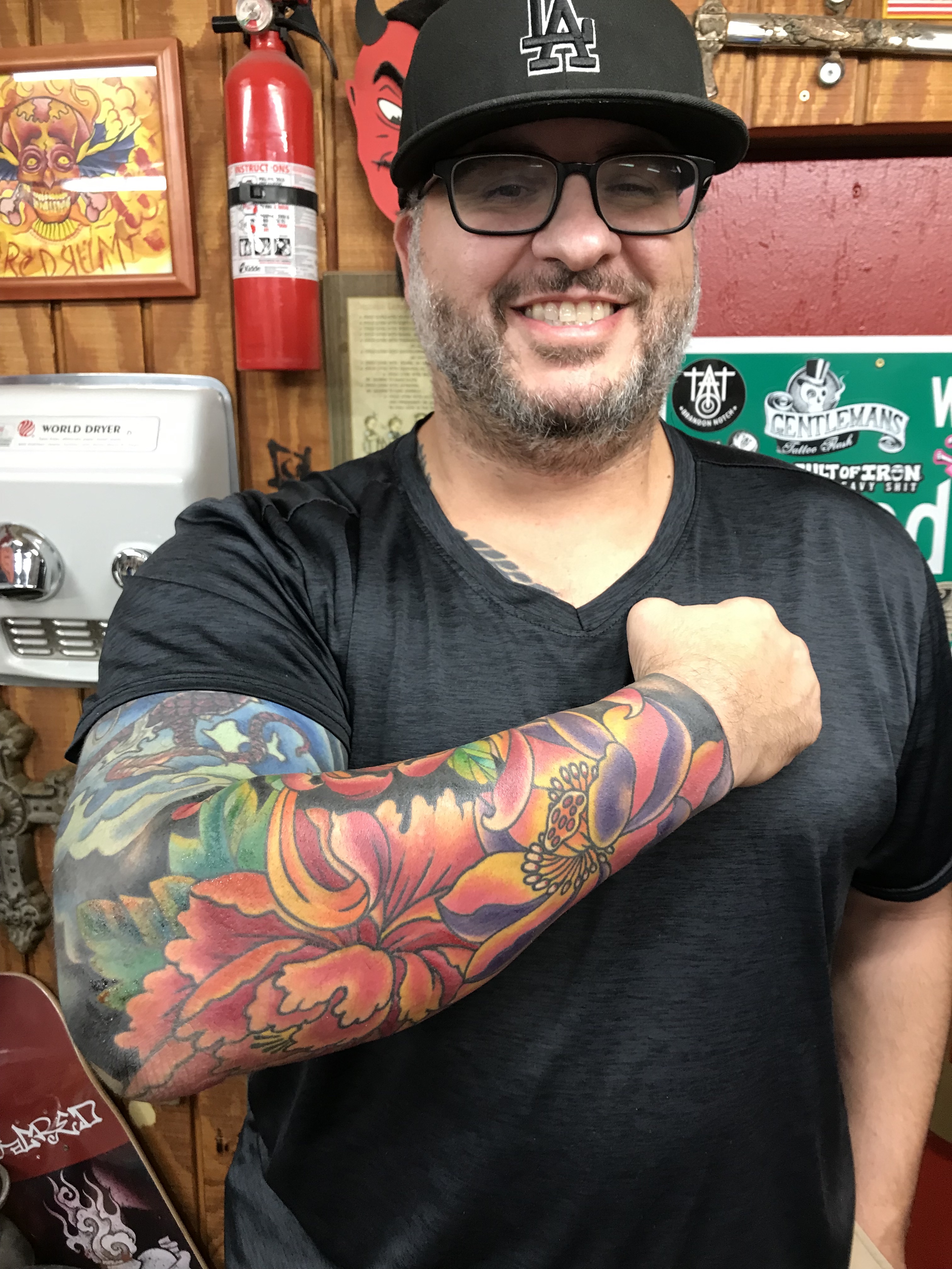  Japanese peony & lotus sleeve by Brandon Notch 