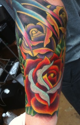  American traditional roses by Brandon Notch 