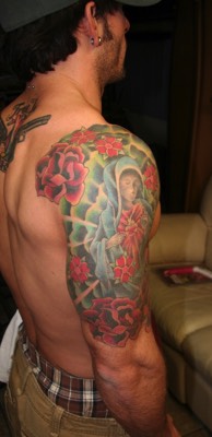  Virgin Mary tattoo by Brandon Notch 