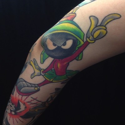  Marvin the Martian tattoo 