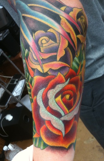  American traditional roses by Brandon Notch 