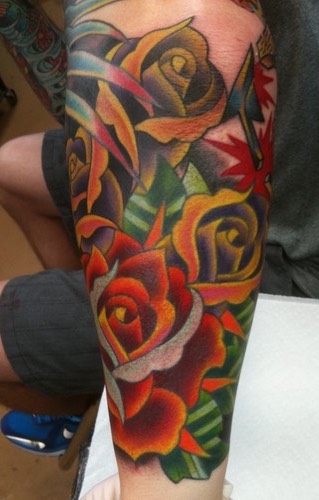  American traditional roses by Brandon Notch 
