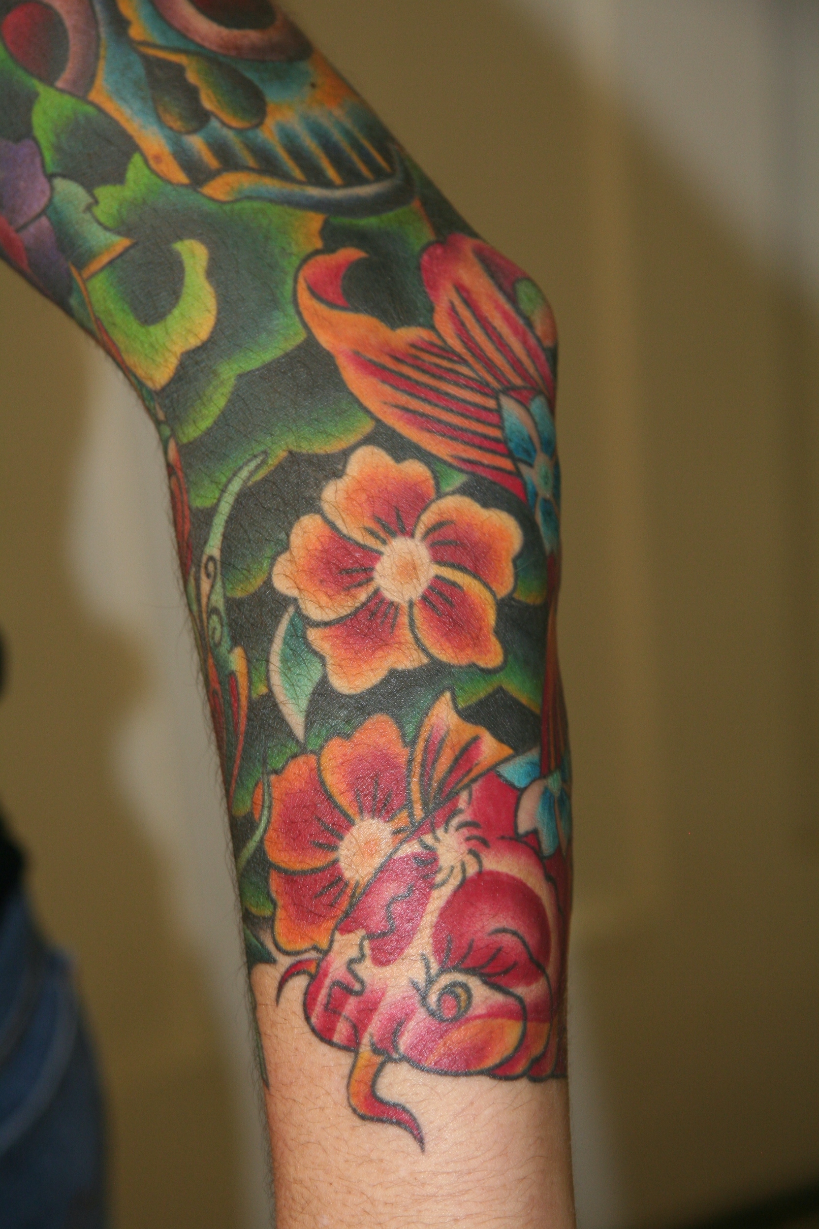  New school Tattoo work by Brandon Notch 