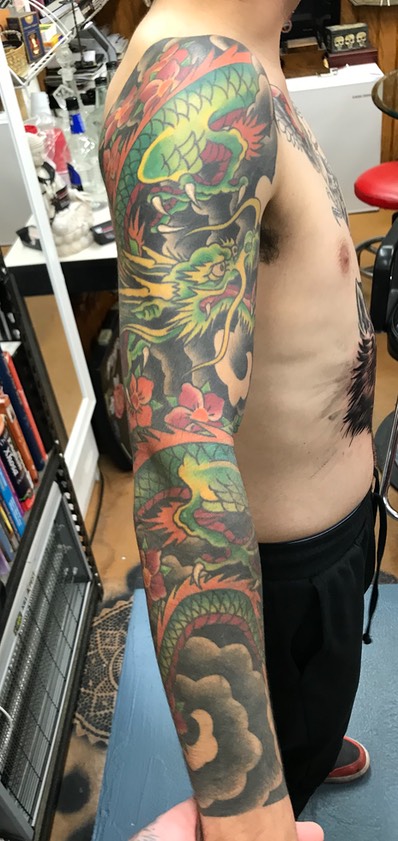  Asian inspired tattoo work by Brandon Notch 