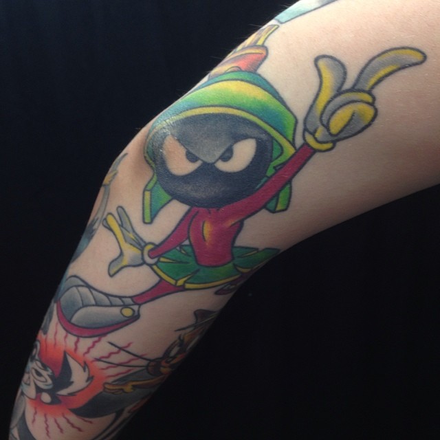  Marvin the Martian tattoo 