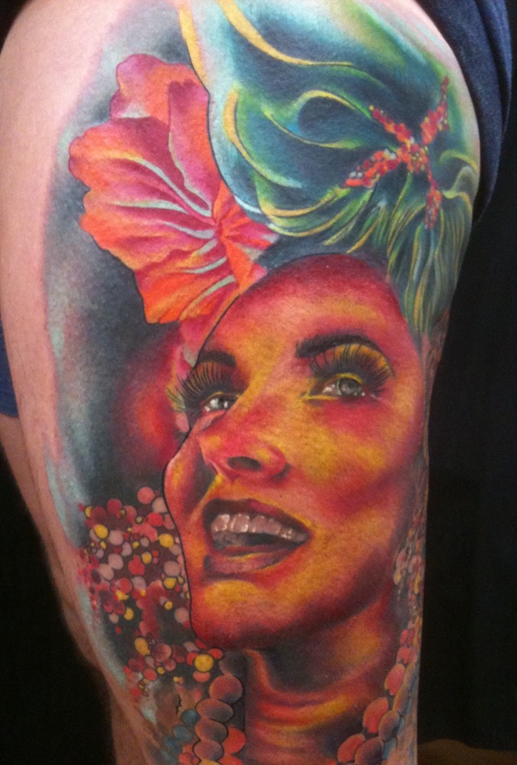  Chiquita banana girl tattoo 