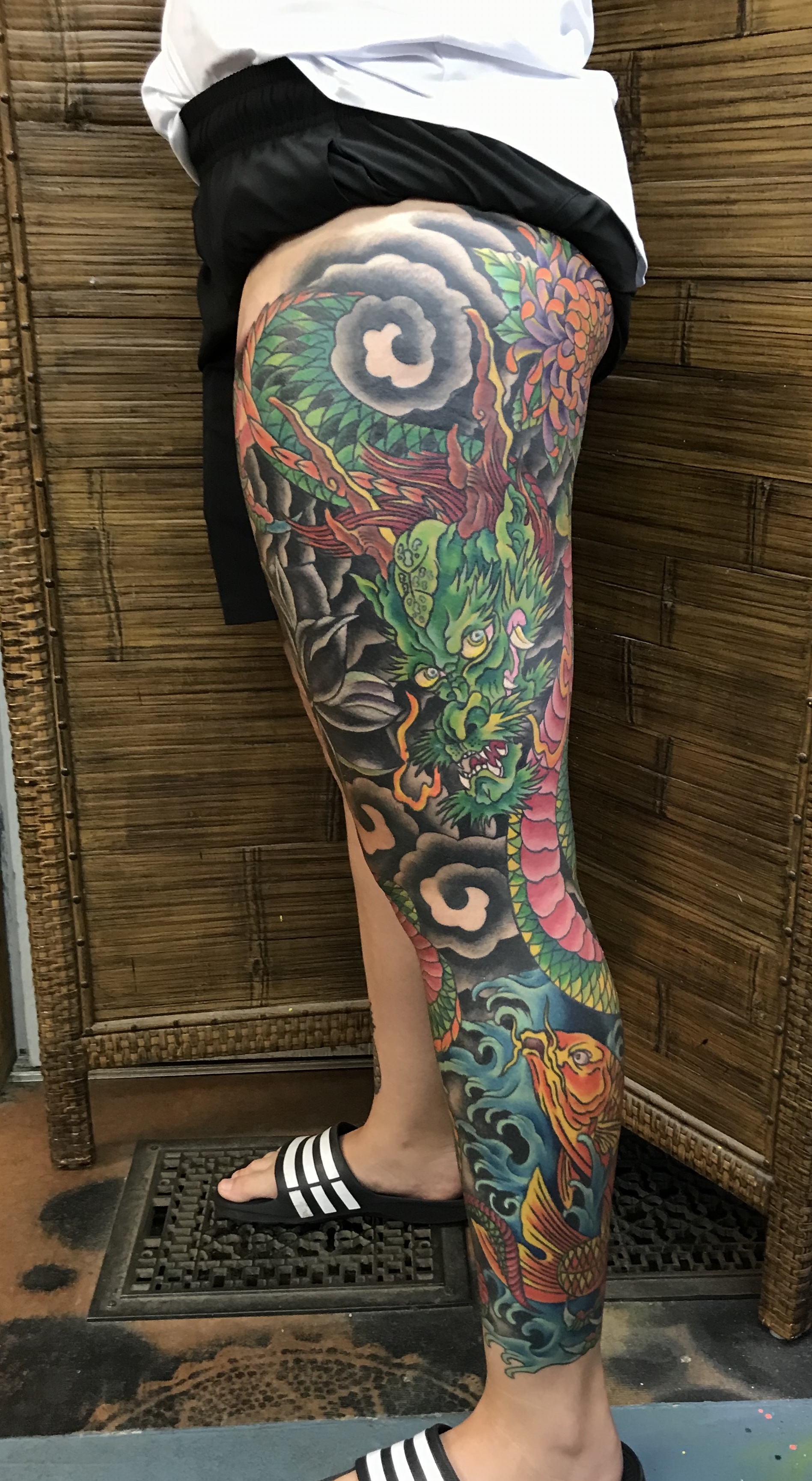  Japanese sleeve tattoo by Brandon Notch 