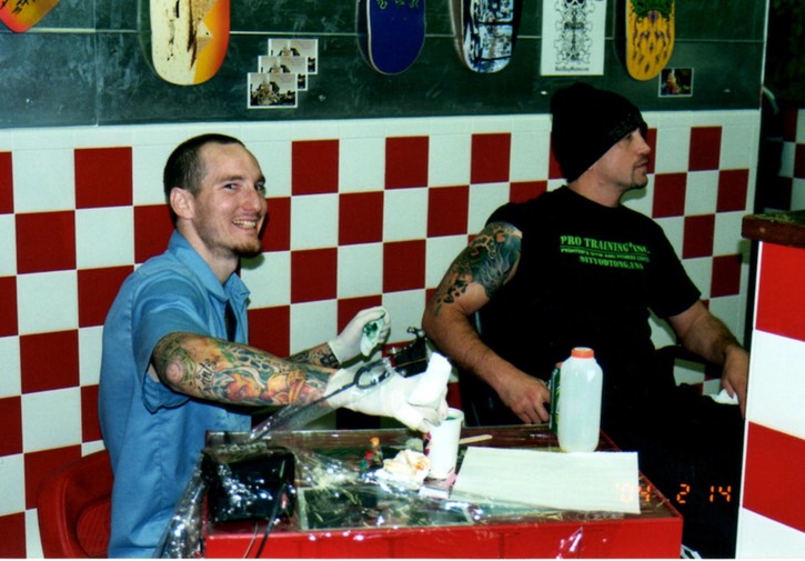  Walter Michalowski tattooed by Brandon Notch 