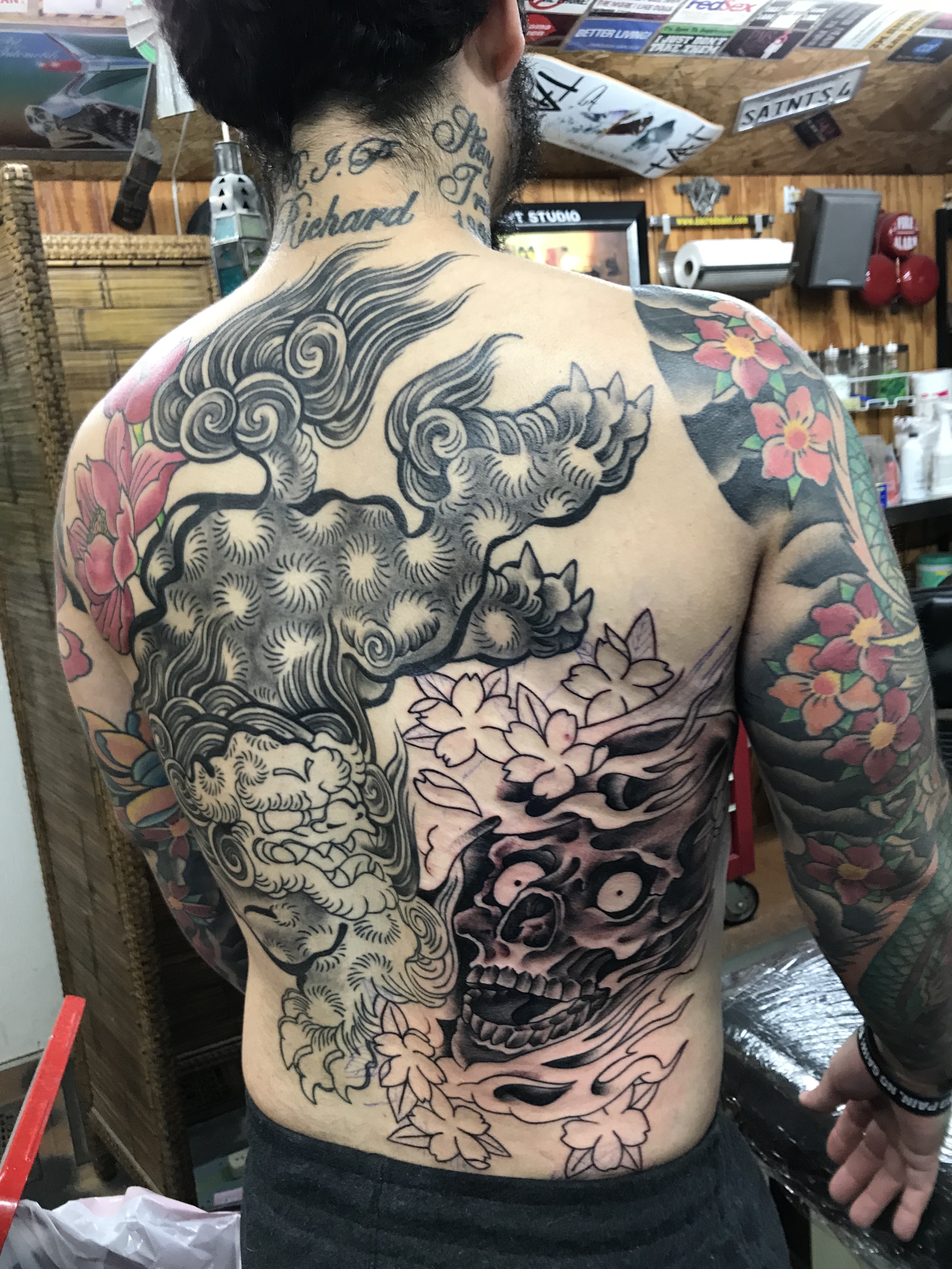  In progress Japanese tattoo 