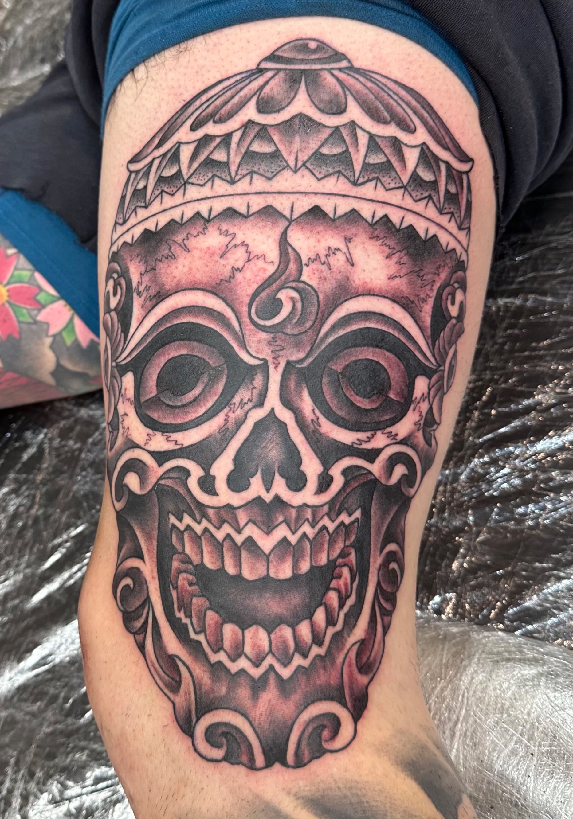  Tibetan skull tattoo 
