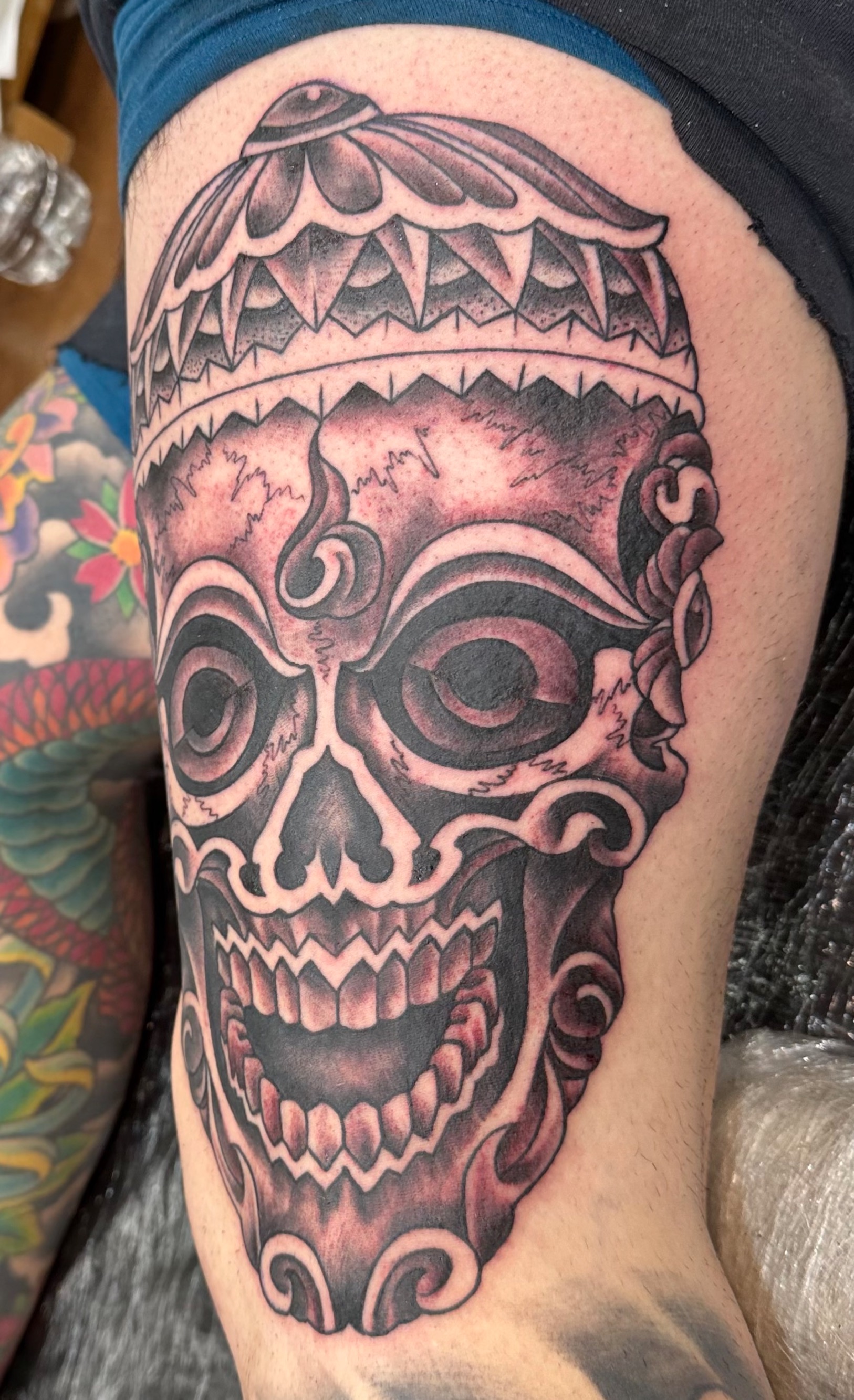  Tibetan skull by Notch 
