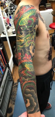  Asian inspired tattoo work by Brandon Notch (Cover-Up) 