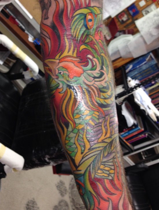  Phoenix Tattoo by Brandon G. Notch 