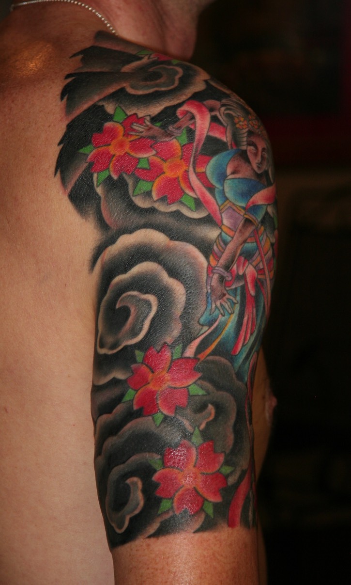  Asian inspired tattoo by Brandon Notch (Cover-up) 
