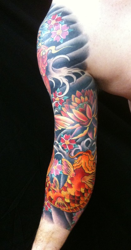  Asian inspired tattoo by Brandon Notch 