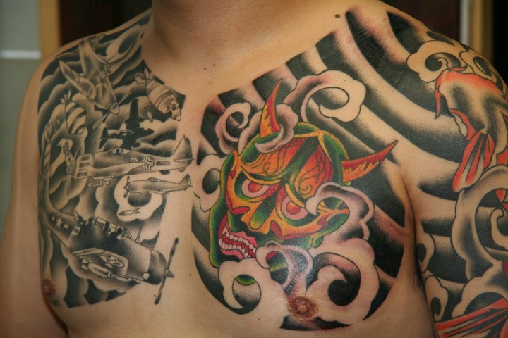  Asian inspired tattooing by Brandon Notch 
