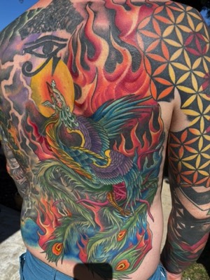  Phoenix tattoo by Brandon Notch 