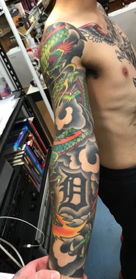  Asian inspired tattoo by Brandon Notch 