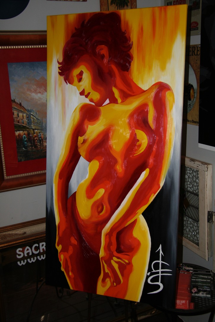  Oil Painting by Brandon Notch 