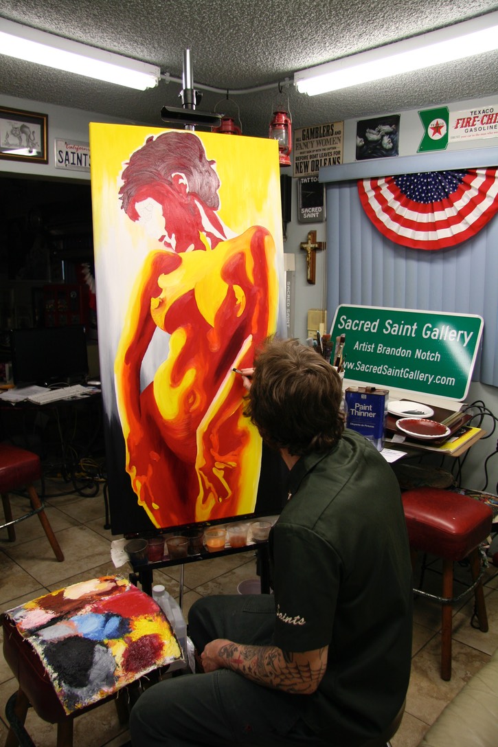  Oil Painting by Brandon Notch 