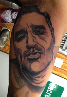  Morrissey Portrait Tattoo 