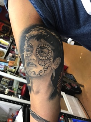  Day of the dead portrait by Brandon Notch (Portrait turned day of the dead) 