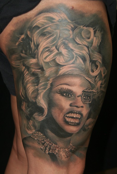  Rupaul drag queen portrait by Brandon Garic Notch 