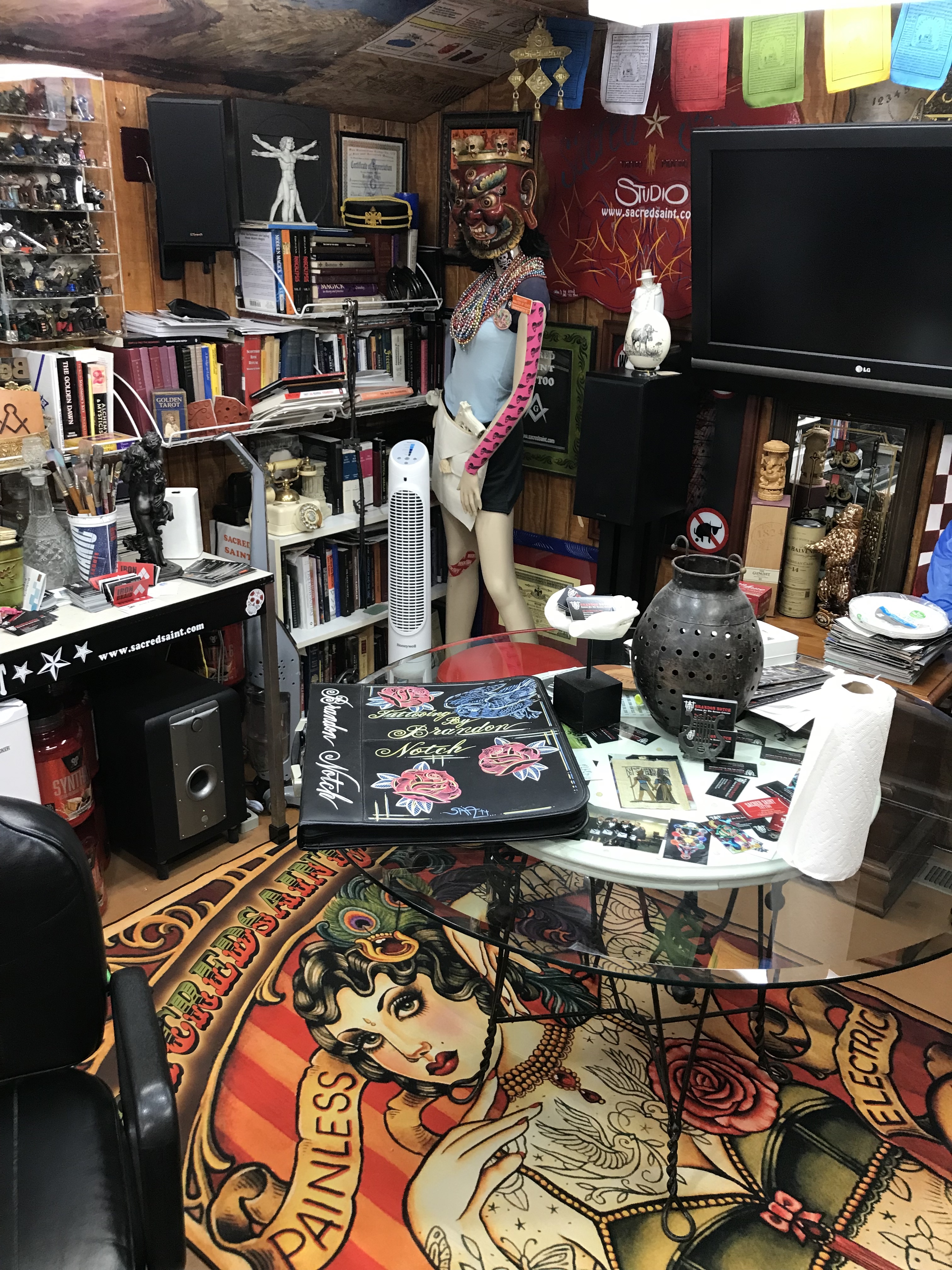  Sacred Saint Studio, the work of Brandon Notch. 